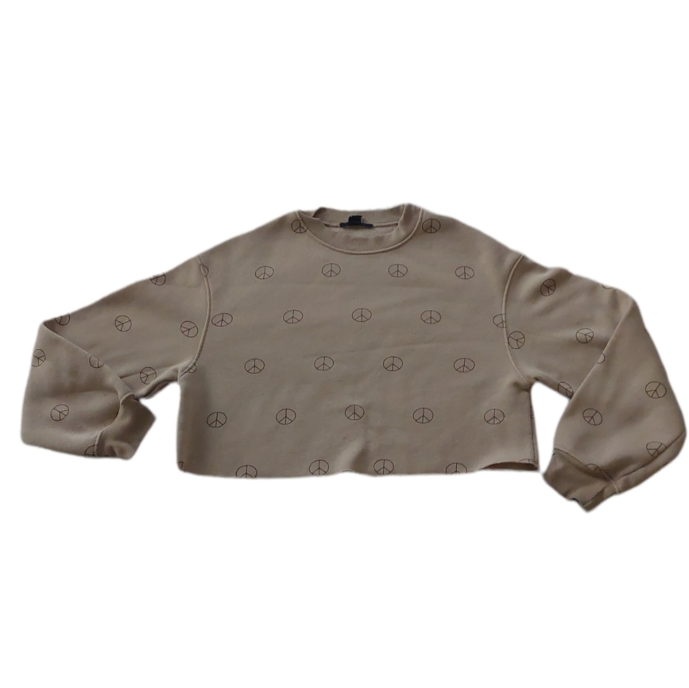 ☮️Cropped‎ sweatshirt